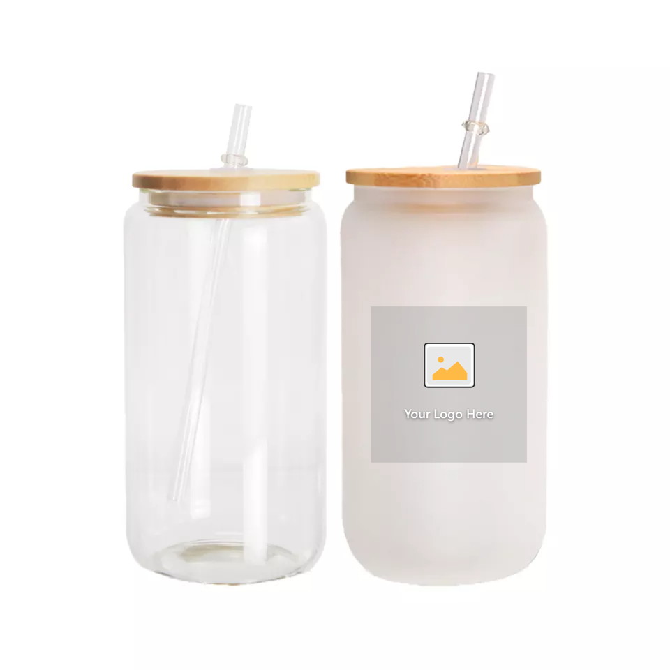 16oz Clear Frosted Glass Sublimation Tumblers In Bulk Cheap With Colored  Plastic Lid Ideal For Liquids, Beer, And Food Available In 1027 From  Babynice124, $0.78