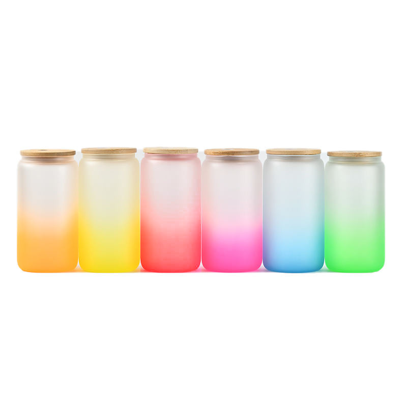 20 Pack Sublimation Glass Cups Frosted 16Oz Blanks Sublimation Borosilicate  Glas