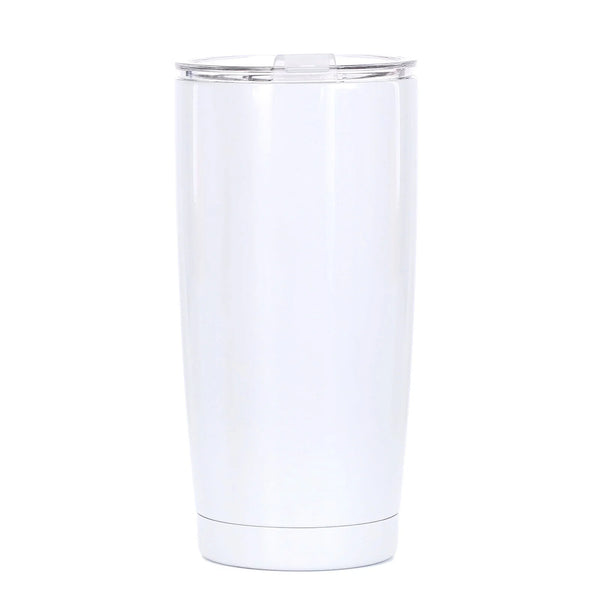 20oz US Warehouse sublimation regular car tumblers Stainless Steel Insulated Travel Cup with proof lid -25 pack