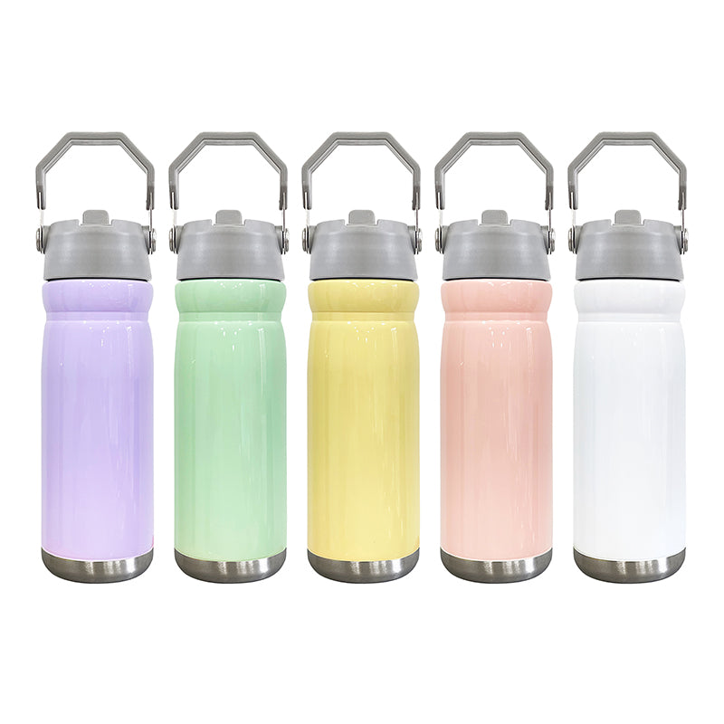Wholesale US shipping 22oz Sublimation Flow Flip Straw Water Bottle 25 pack