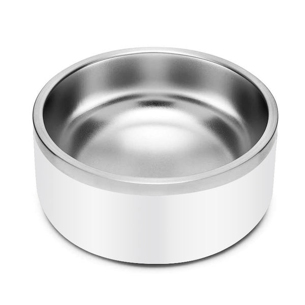 32/64oz US Warehouse Stainless Steel Dog Bowls,BPA Free Non-Slip Pet Dishes,Cat Food&Water Bowl -20 pack