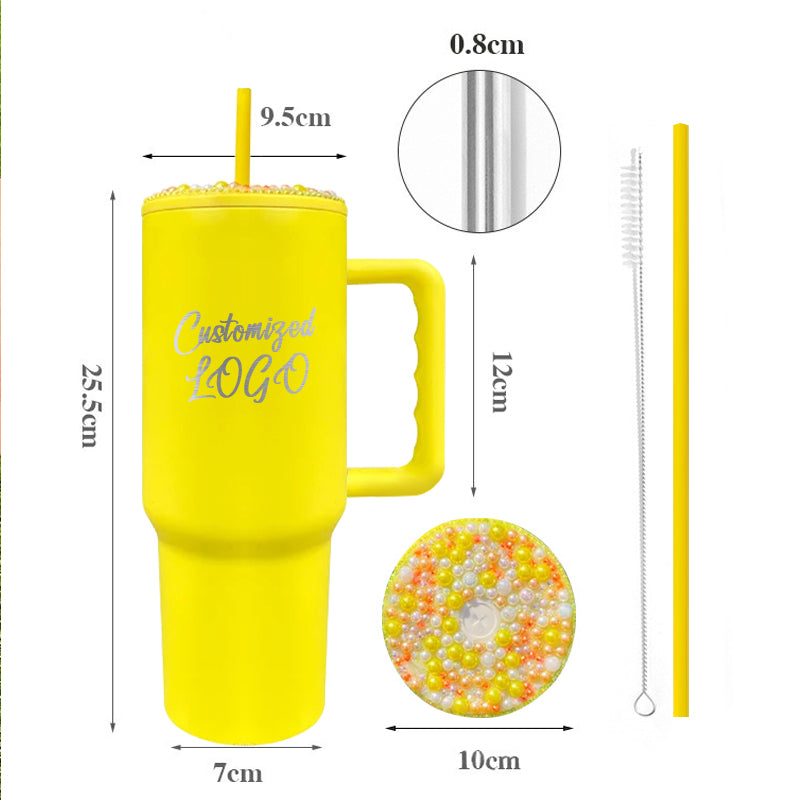 40oz wholesale quencher dupes matte sublimation tumbler H3.0 with rhinestones bling lid-25 pack