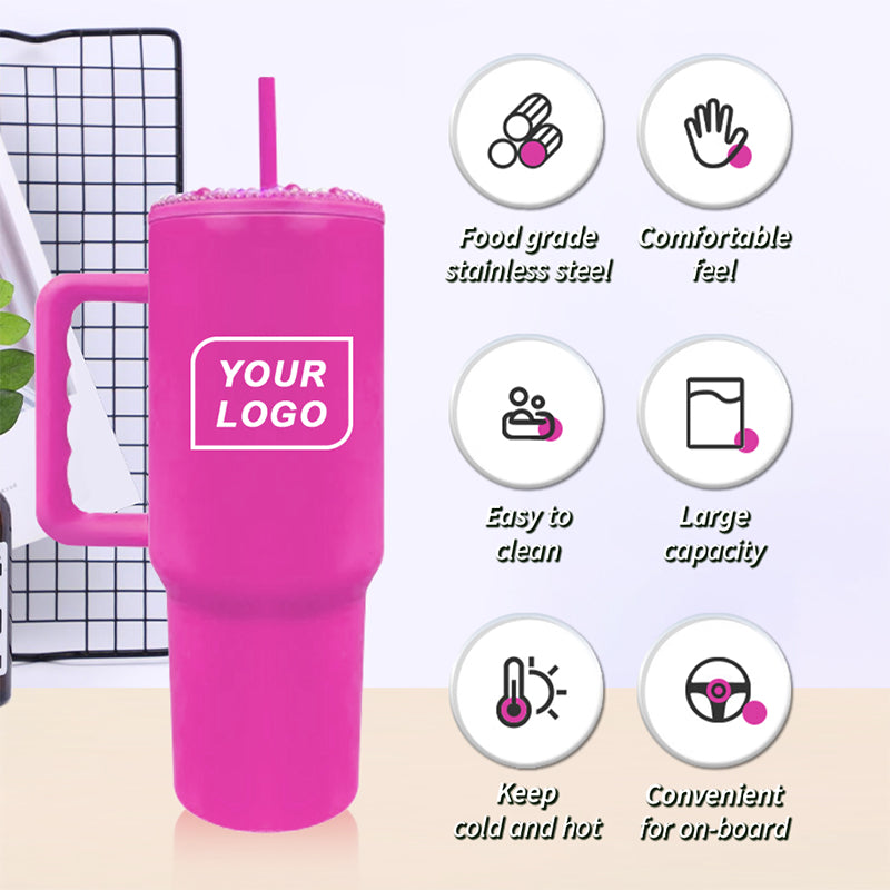 40oz wholesale quencher dupes matte sublimation tumbler H3.0 with rhinestones bling lid-25 pack