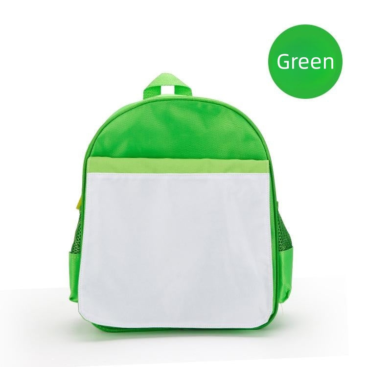 Sublimation children backpack blanks for kids wholesale 6 colors