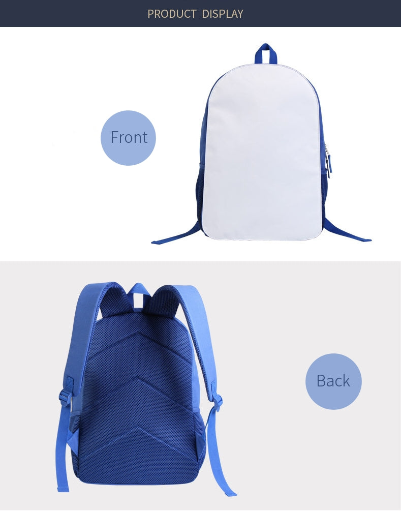 Wholesale 17 inch sublimation school blank backpacks custom laptop backpack in bulk Personalized Large Capacity Shoulder Travel Backpack 20 Pack