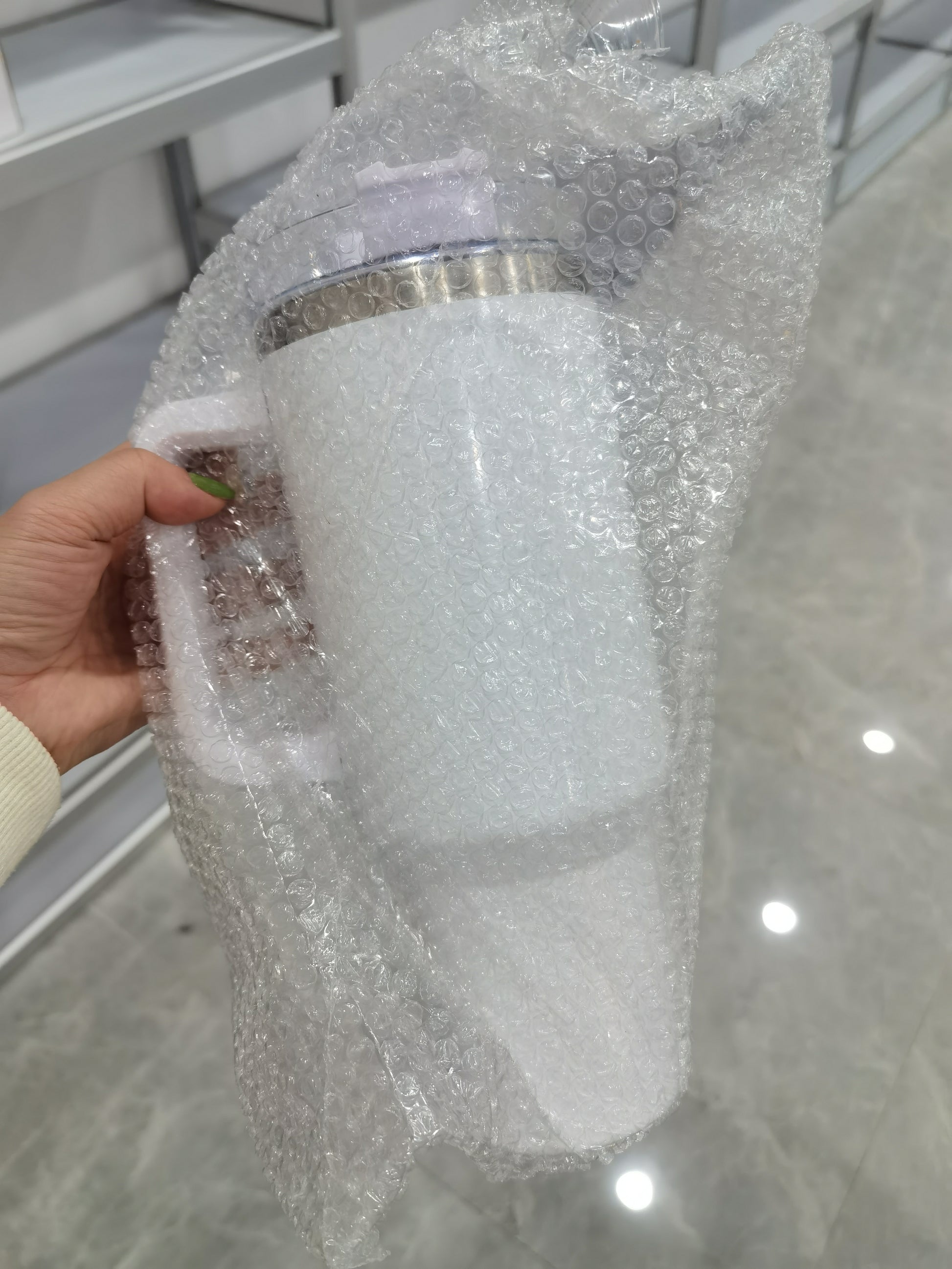 40oz Sublimation Tumbler 3.0 White Stanley Shape Mug With Lid 20 Pack In  Bulk Wholesale – Meline Wang Blanks