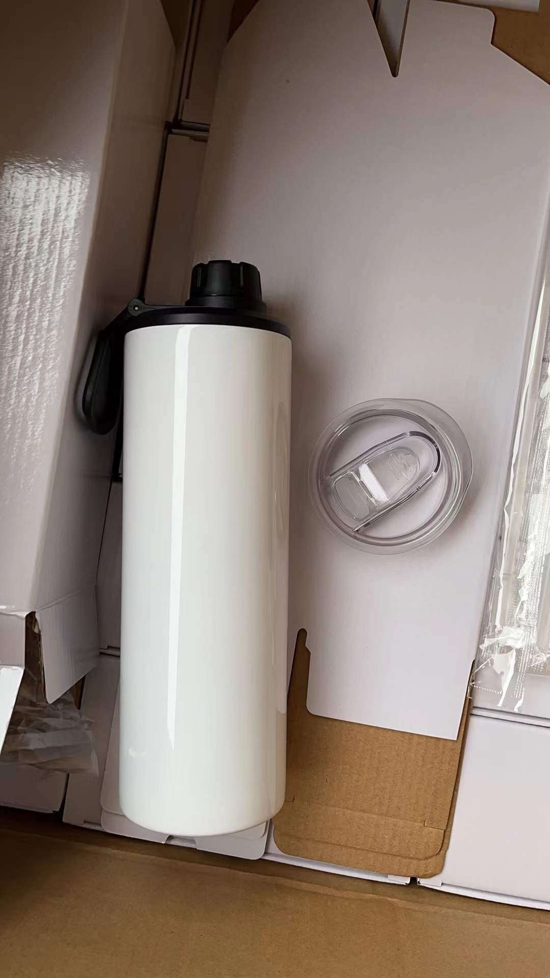 20oz/600ml tumbler wholesale sublimation kids water bottle with pop-up –  Meline Wang Blanks