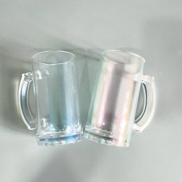 16oz wholesale sublimation shimmer mug glasses tumbler-24pcs