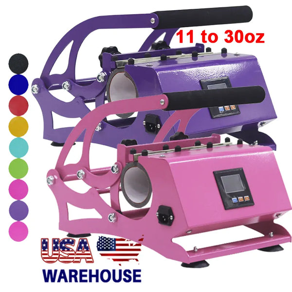 11oz to 30oz Sublimation Tumbler Heat Press Machine -1pc